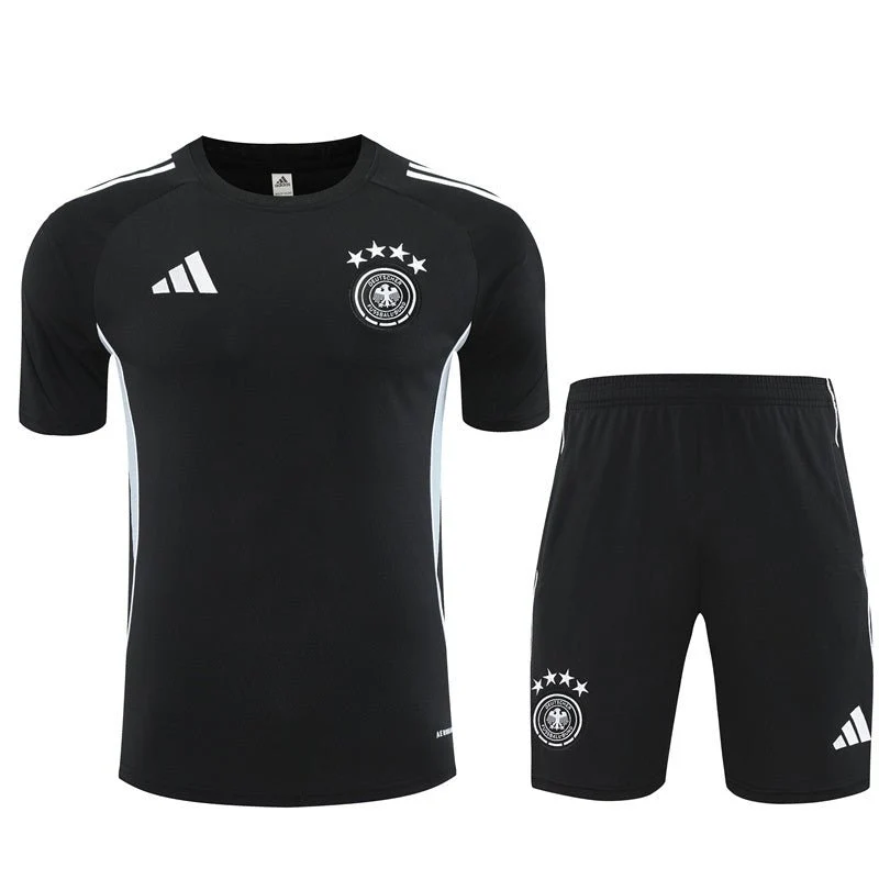 Deutschland Trainingsset 25/26 Trikot und Shorts Schwarz