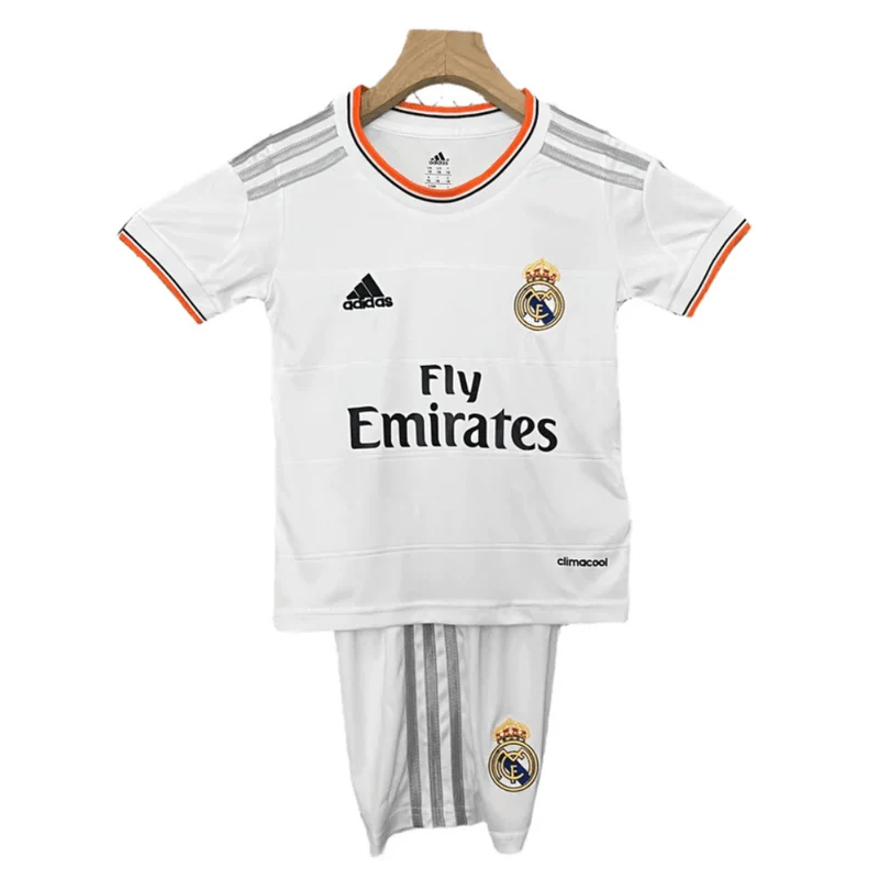 Real Madrid Kinder-Set Heimtrikot 13/14 Weiß (Retro)