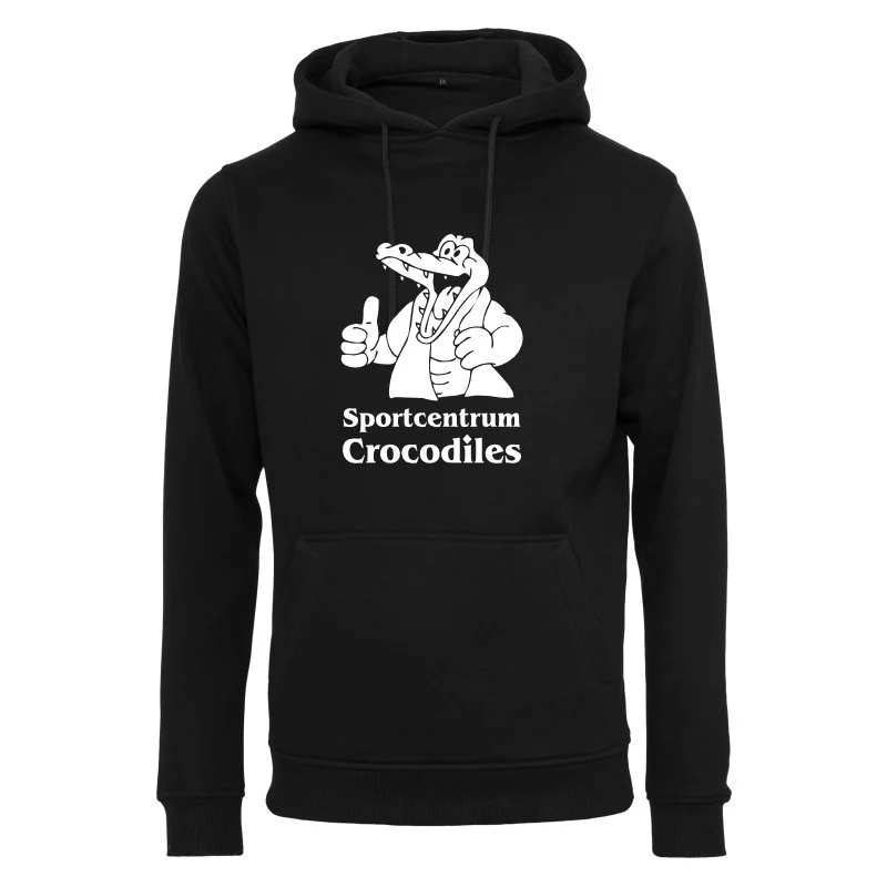 Crocodiles Hoodie Black&White