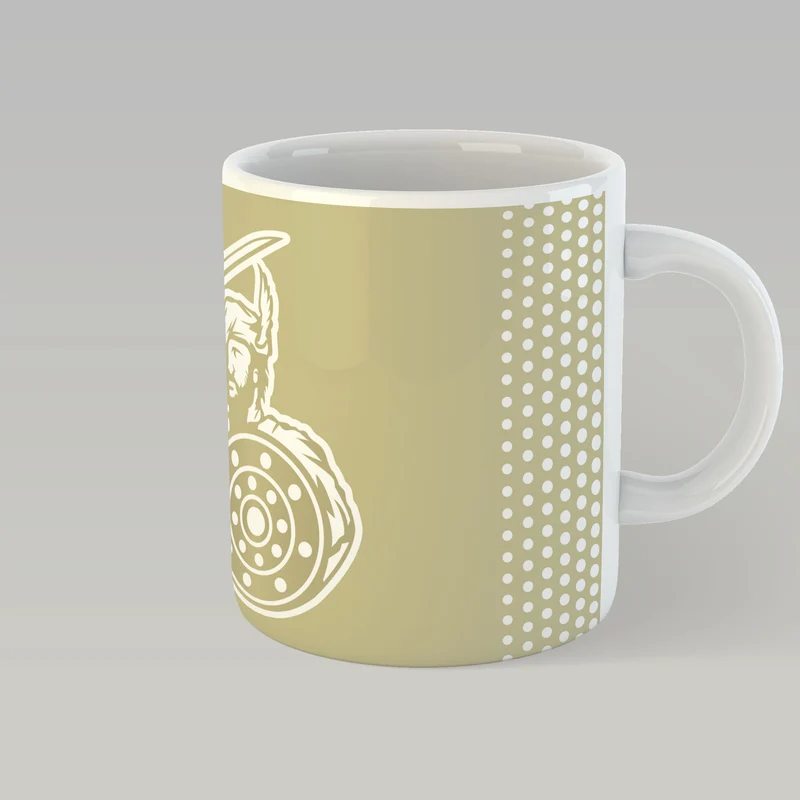 Falkirk Away Highlander Badge Mug