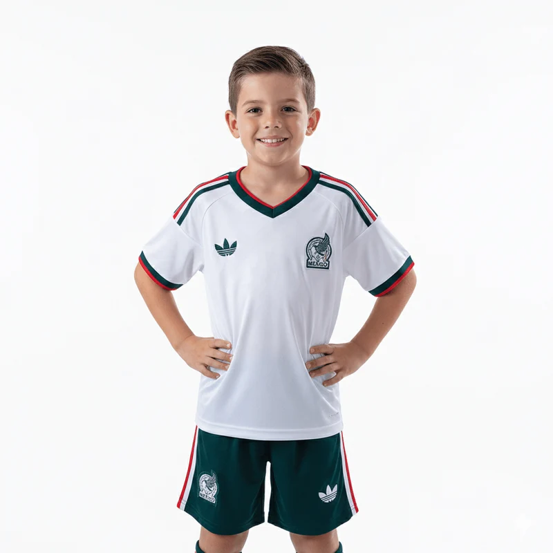 Kinder-Set Mexiko Auswärtstrikot 25/26