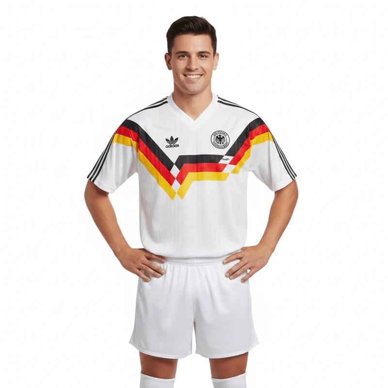 Deutschland Heimtrikot 1990 Herren Fan-version (Retro)