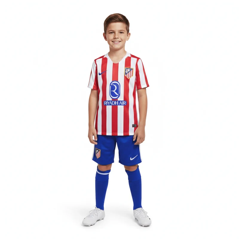 Kinder-Set Atlético de Madrid Heimtrikot 25/26