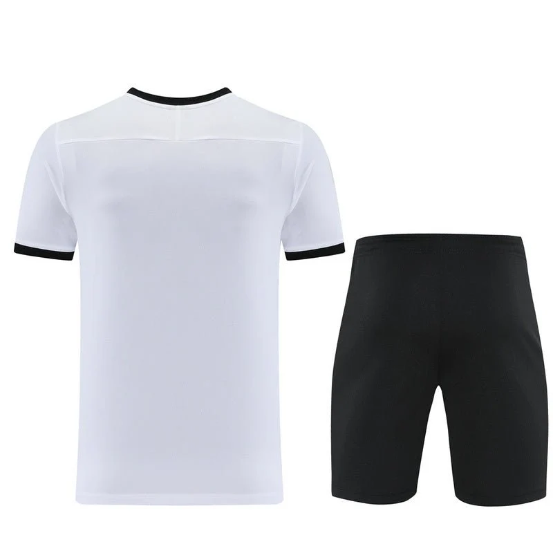 Nike Set Herren Trikot Weiß und Shorts Schwarz