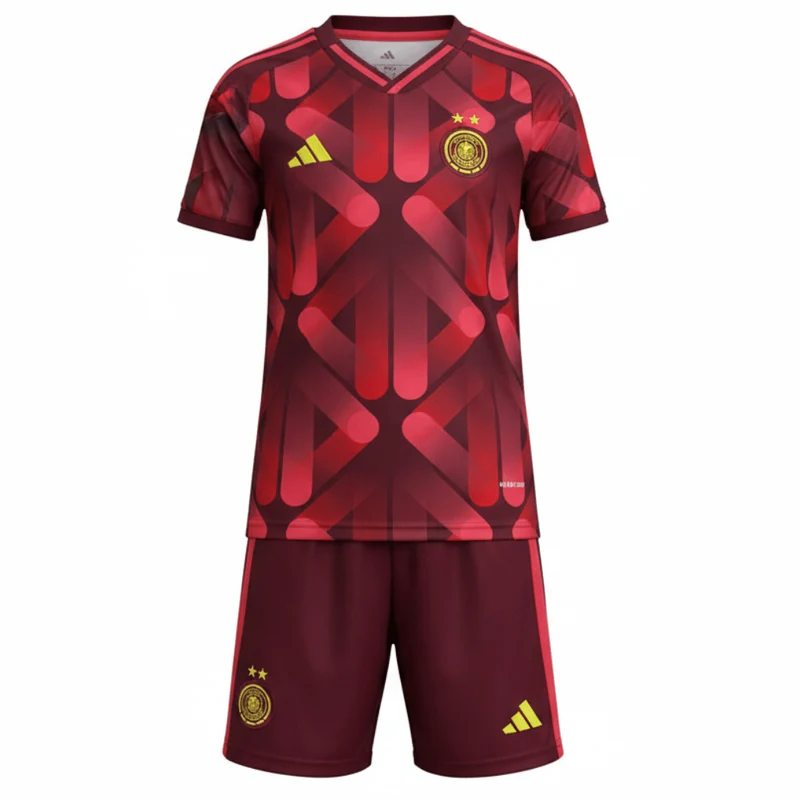 Kinder-Set Deutschland Auswärtstrikot 25/26 Trikot Und Shorts Rot