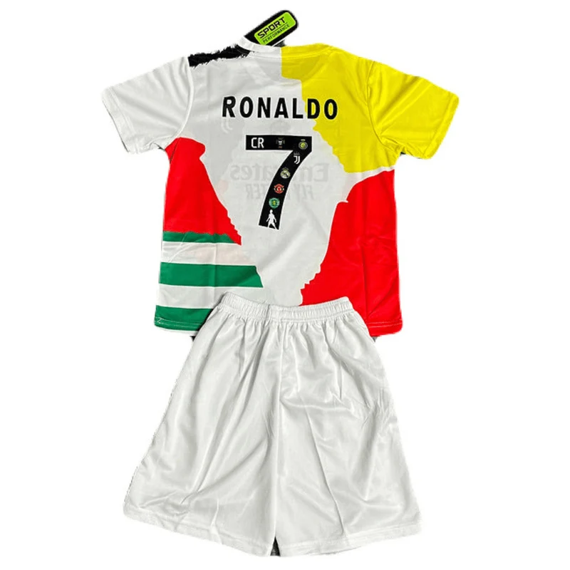 Kinder-Set Sonderedition Cristiano Ronaldo CR7 25/26 Weiß