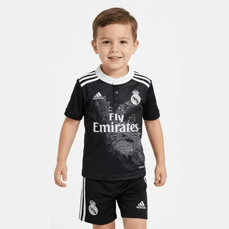Kinder-Set Real Madrid III 14/15 Schwarz (Retro)