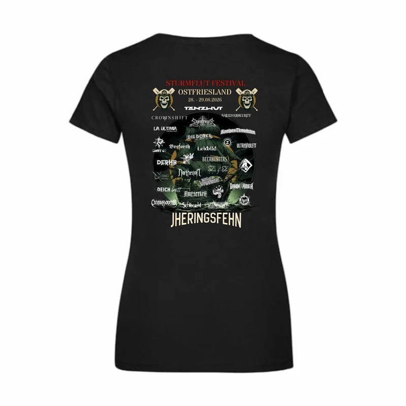 Sturmflut – Offizielles Line-Up - Sondershirt - Damen