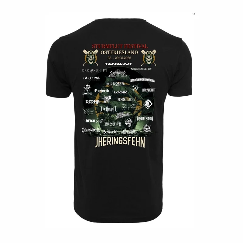 Sturmflut – Offizielles Line-Up -Sondershirt - Herren
