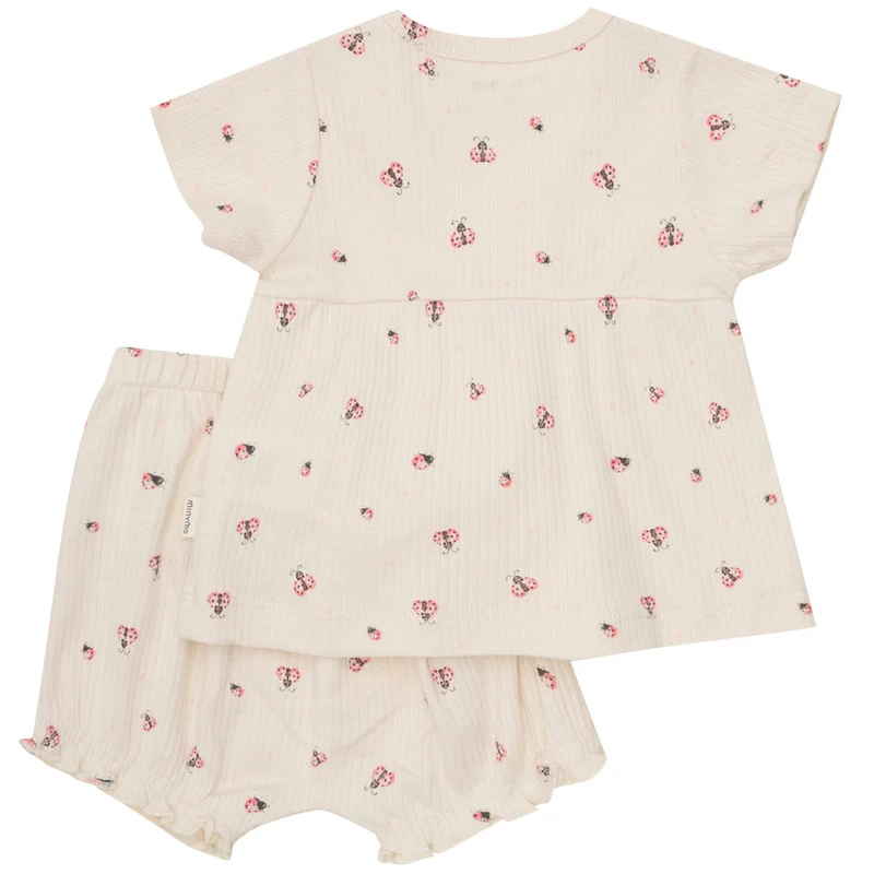 Organic 2-pak rib shorts-Set