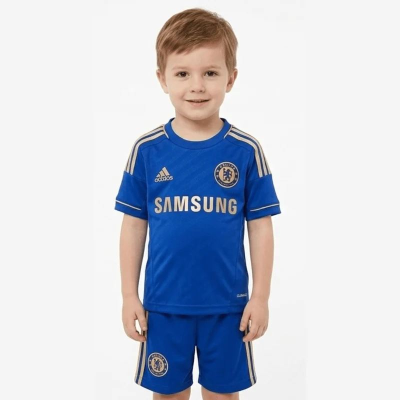 Chelsea Kinder-Set Heimtrikot 12/13 Blau (Retro)