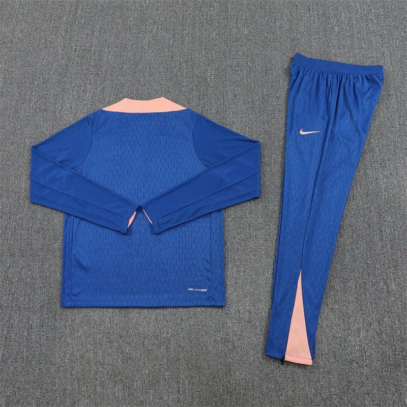 Frankreich Trainingsanzug 25/26 Herren Jacke und Hose Blau
