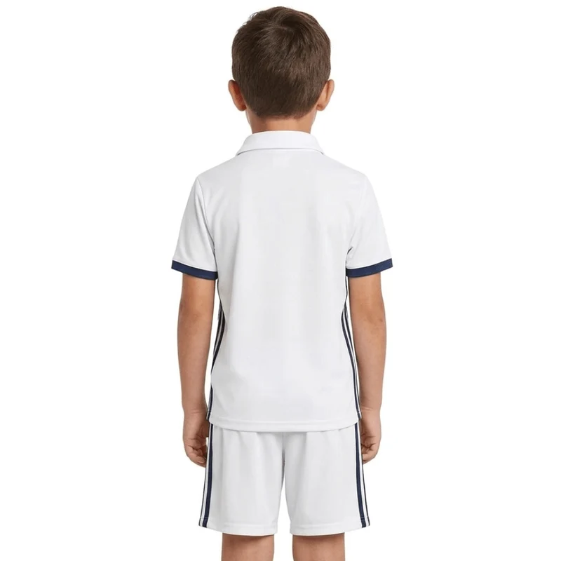 Real Madrid Kinder-Set Heimtrikot 16/17 Weiß (Retro)