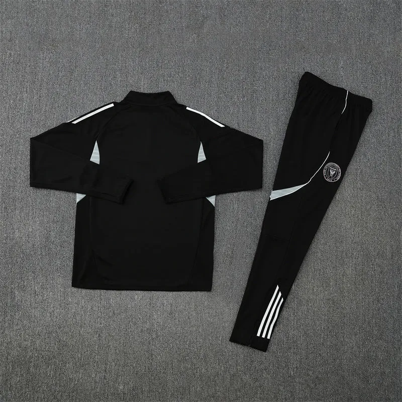 Inter Miami Trainingsanzug 25/26 Herren Jacke und Hose Schwarz