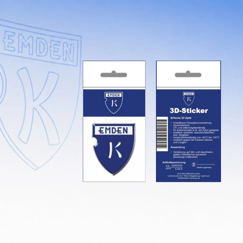 BSV Kickers Emden - 3D Aufkleber