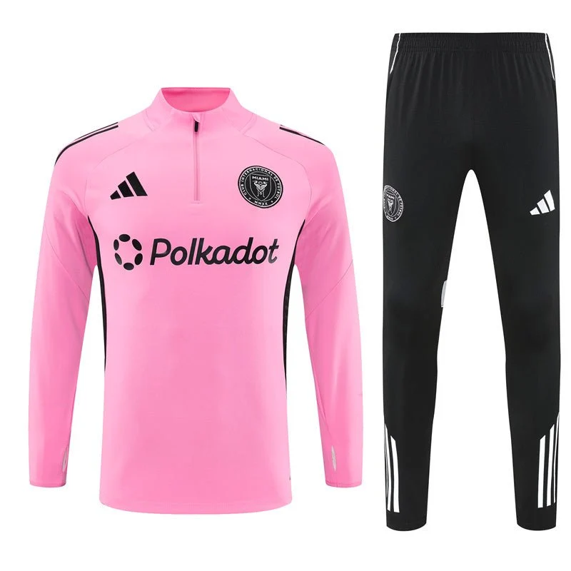 Inter Miami Trainingsanzug 25/26 Herren Jacke Rosa und Hose