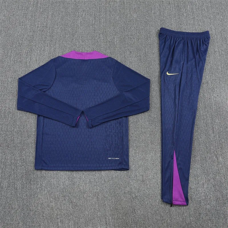 Barcelona Trainingsanzug 25/26 Herren Jacke und Hose Dunkelblau