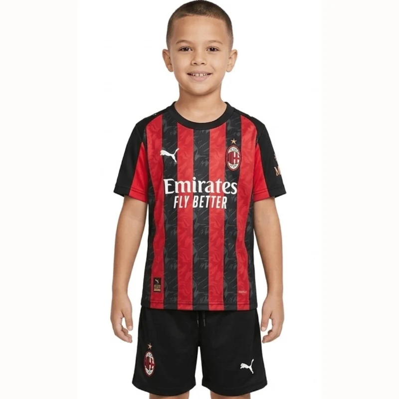 Kinder-Set AC Milan Heimtrikot 25/26 Trikot und Shorts