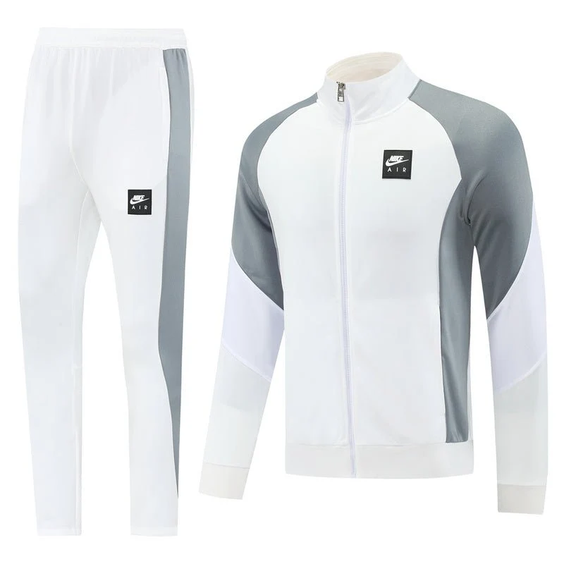Nike Trainingsanzug Jacke und Hose Herren Weiß