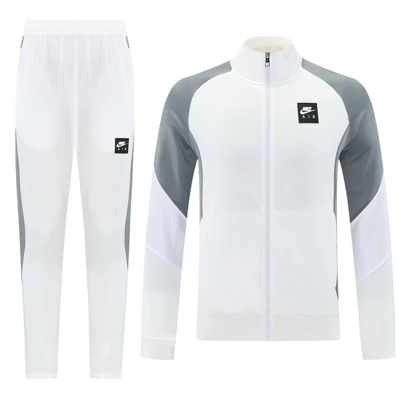 Nike Trainingsanzug Jacke und Hose Herren Weiß