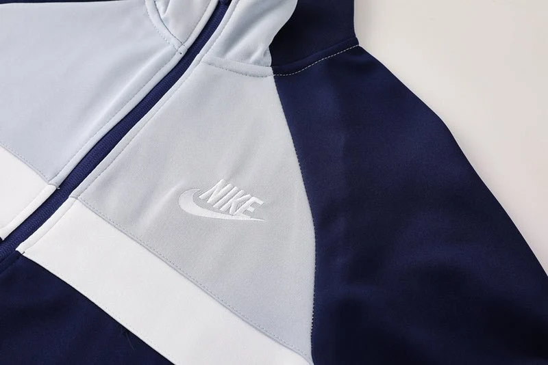 Nike Trainingsanzug Jacke und Hose Herren Blau & Weiß