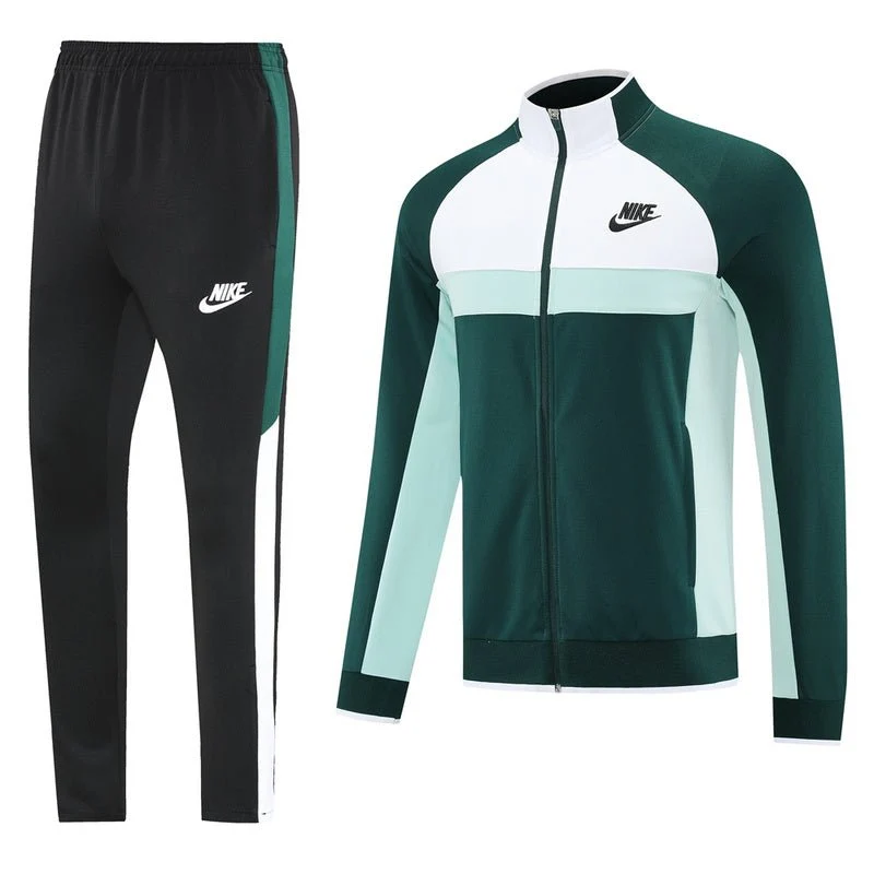 Nike Trainingsanzug Jacke Grün und Hose Schwarz Herren