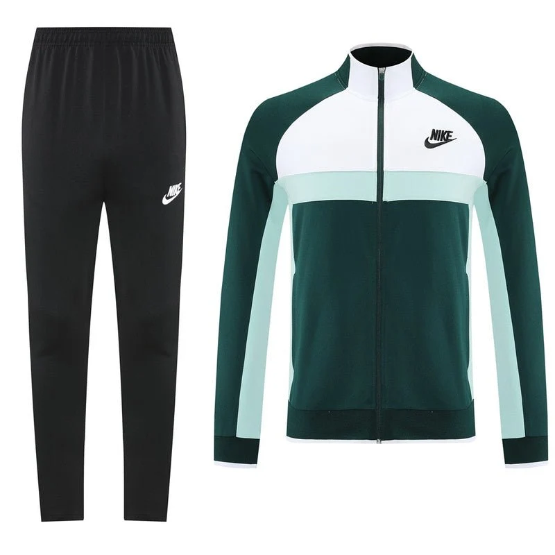 Nike Trainingsanzug Jacke Grün und Hose Schwarz Herren