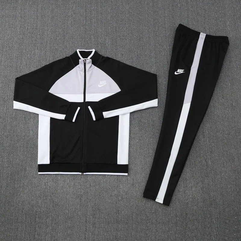 Nike Trainingsanzug Jacke und Hose Herren Schwarz & Weiß
