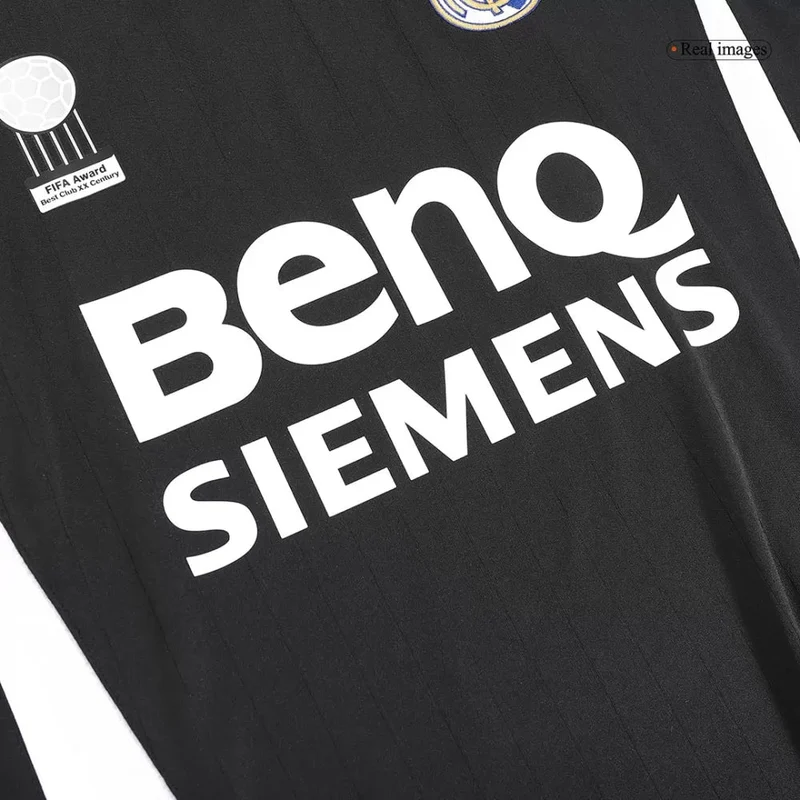 Real Madrid Auswärtstrikot Langarm 2006/07 Herren Fan-Version (Retro)