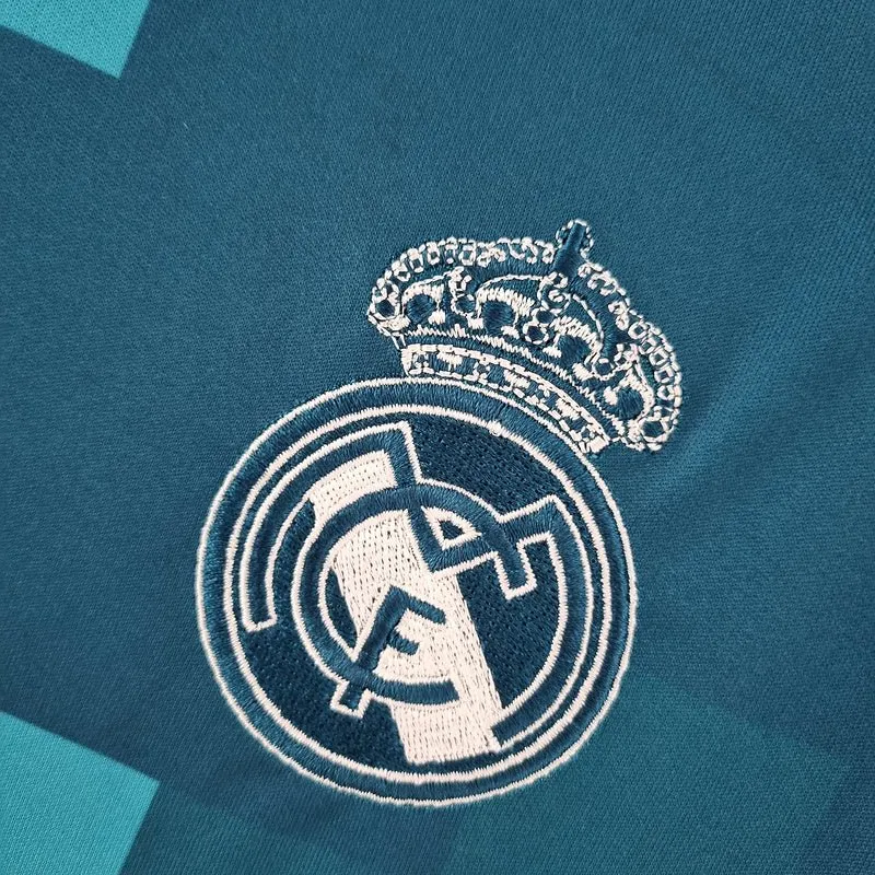 Real Madrid Langarm Drittetrikot 2017/18 Herren Fan-Version (Retro)