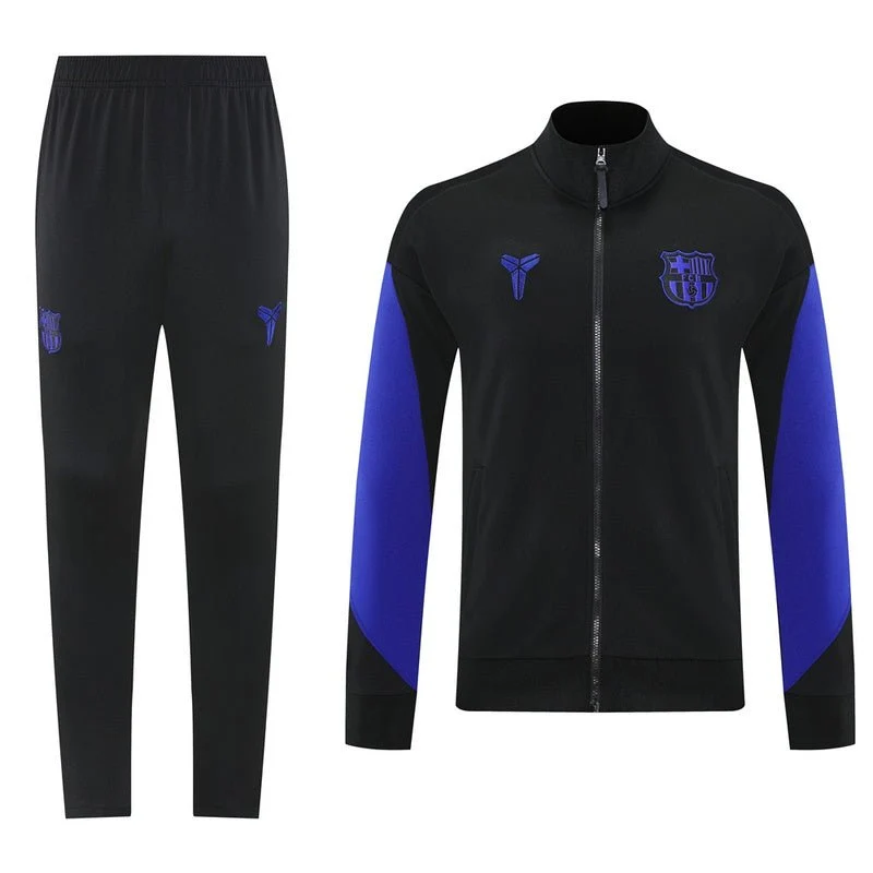 Barcelona Trainingsanzug Jacke und Hose 25/26 Herren Schwarz