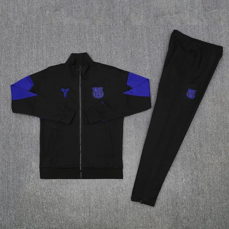 Barcelona Trainingsanzug Jacke und Hose 25/26 Herren Schwarz