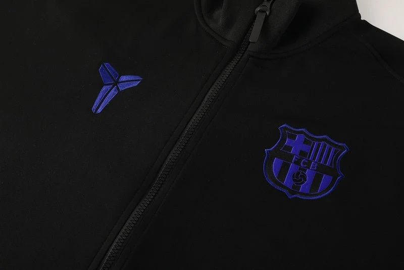 Barcelona Trainingsanzug Jacke und Hose 25/26 Herren Schwarz