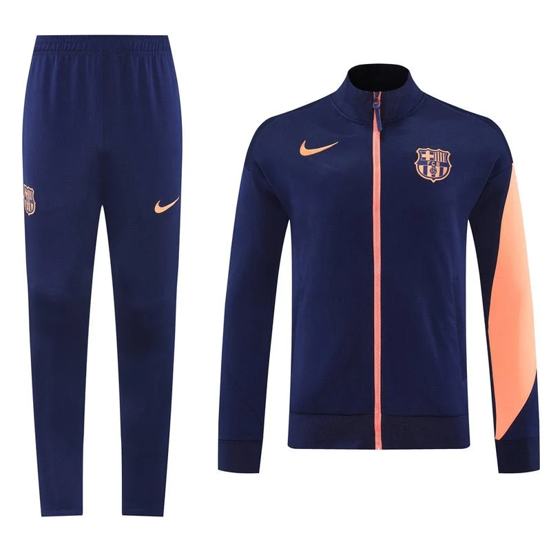 Barcelona Trainingsanzug Jacke und Hose 25/26 Dunkelblau