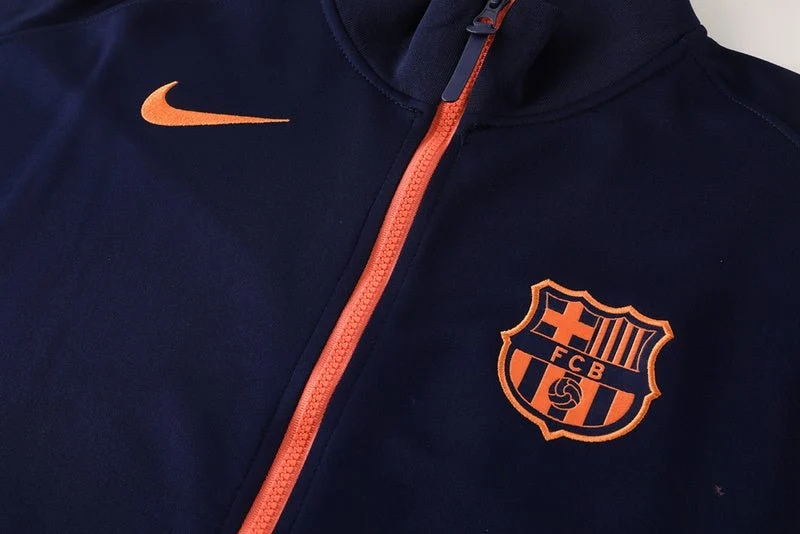 Barcelona Trainingsanzug Jacke und Hose 25/26 Dunkelblau