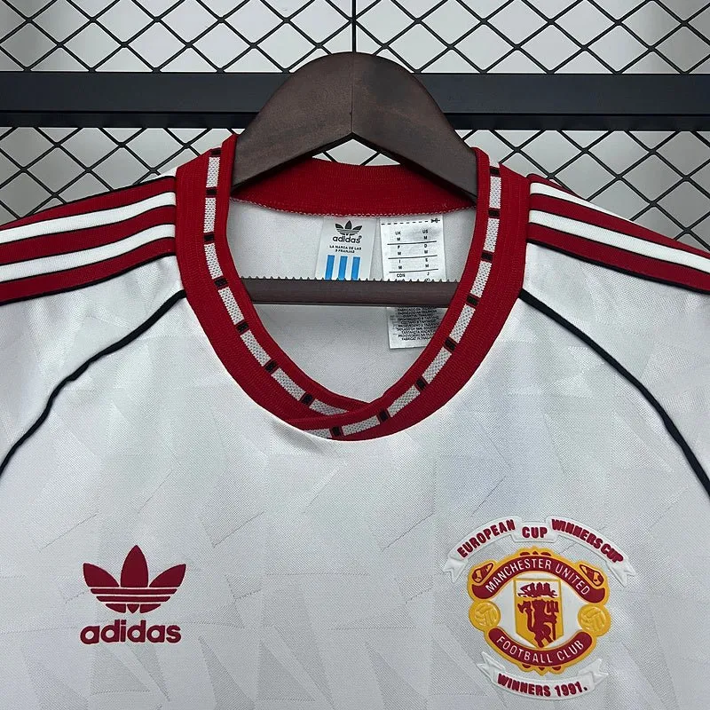 Manchester United Auswärtstrikot 91/92 Herren Fan-Version (Retro)