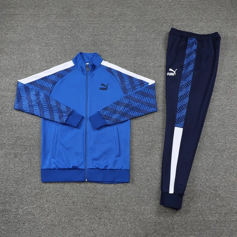 Puma Trainingsanzug Jacke und Hose Herren Blau