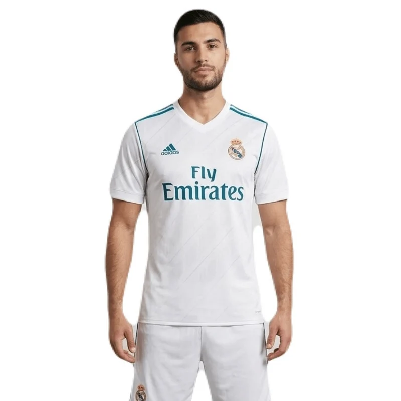 Real Madrid Heimtrikot 17/18 Herren Fan-Version Weiß (Retro)