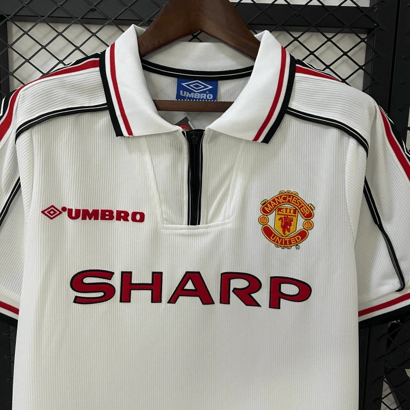 Manchester United Auswärtstrikot 1998/99 Herren Fan-Version (Retro)