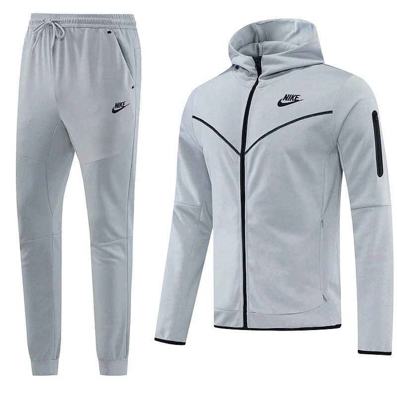 Nike Trainingsanzug Jacke und Hose Herren Grau