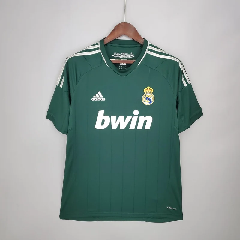 Real Madrid III Heimtrikot 12/13 Herren Fan-Version Grün (Retro)