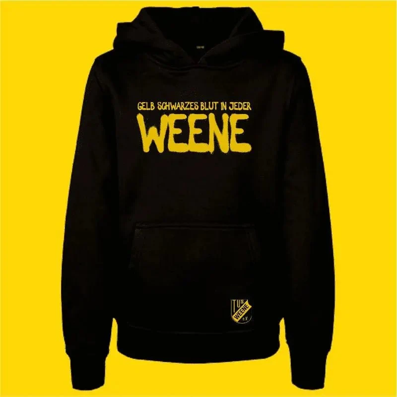 Kinderhoodie "gelb-schwarzes Blut"