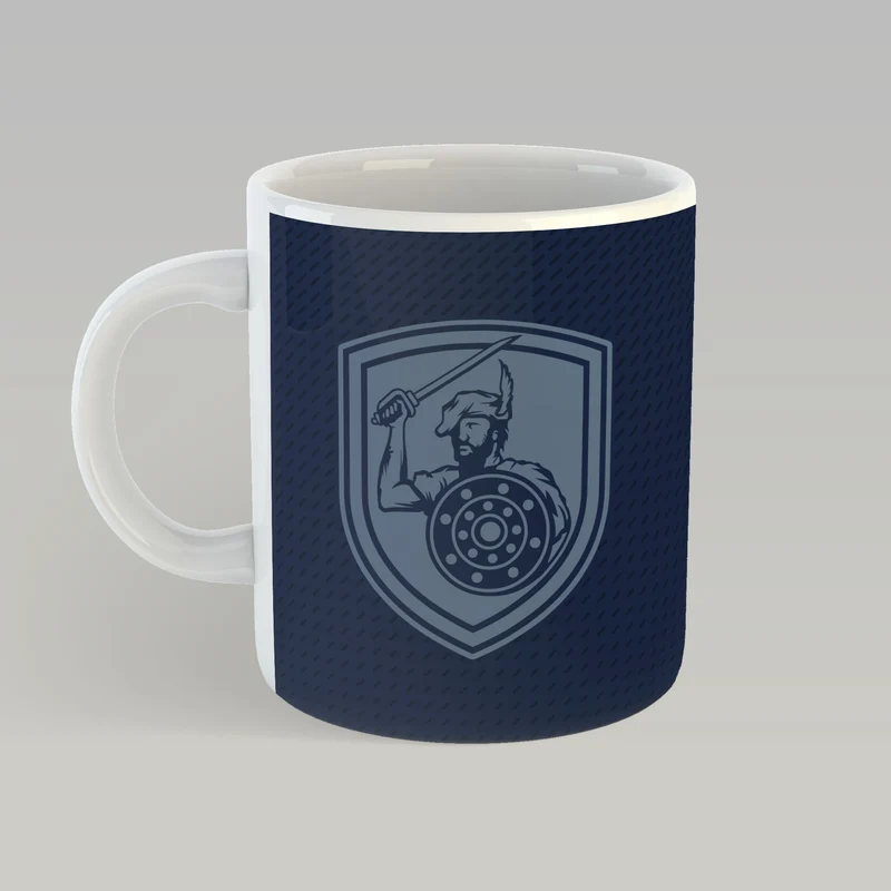 Falkirk Blue Highlander Mug