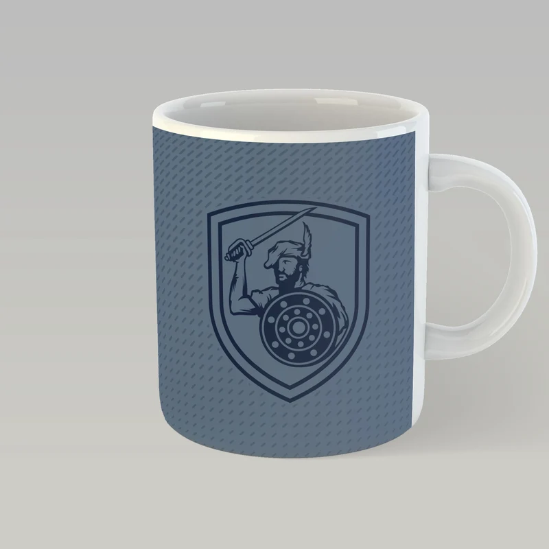 Falkirk Blue Highlander Mug