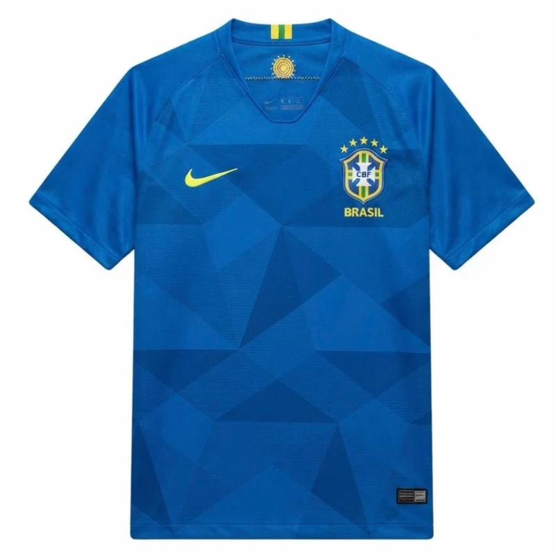 Brasilien Auswärtstrikot 2018/19 Herren Fan-Version Blau (Retro)