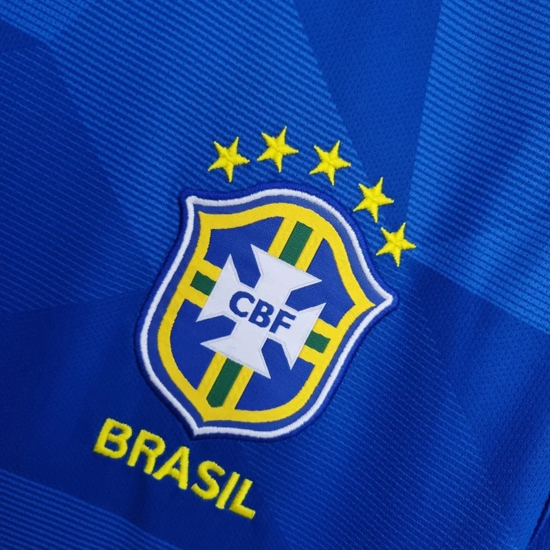 Brasilien Auswärtstrikot 2018/19 Herren Fan-Version Blau (Retro)