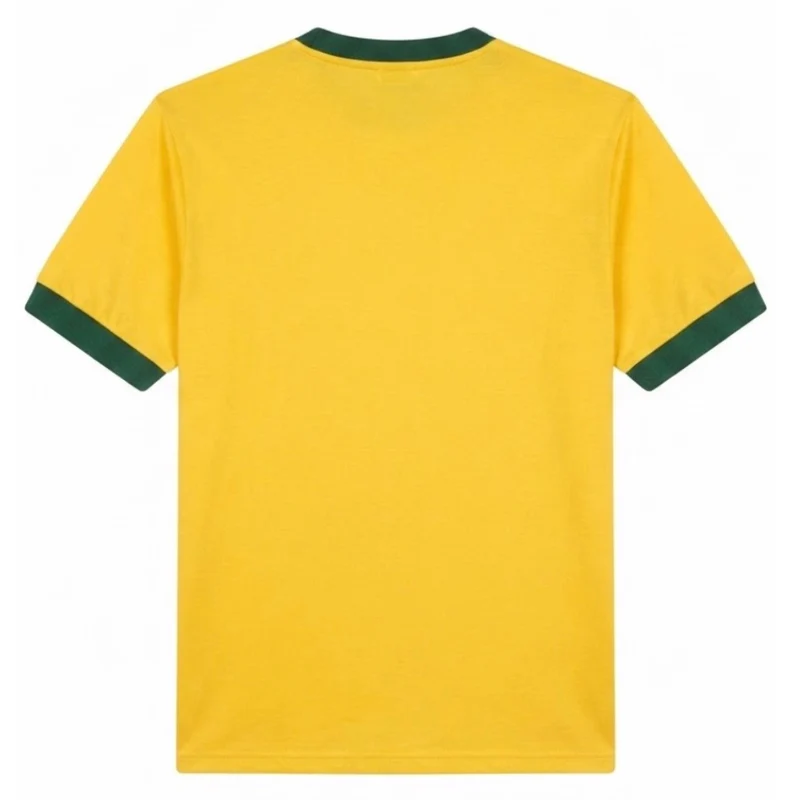 Brasilien Heimtrikot 1970 Herren Fan-Version Gelb (Retro)