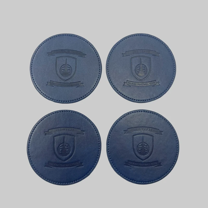 Falkirk 150th Anniversary PU Leather Coasters