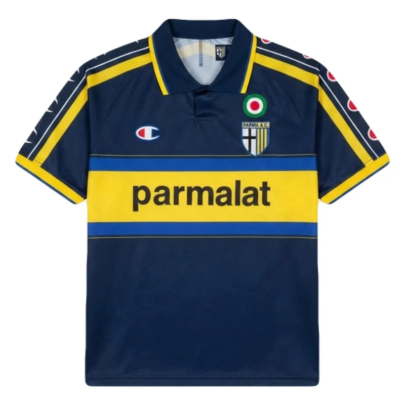 Parma Drittetrikot 1999/00 Herren Fan-Version Dunkelblau (Retro)