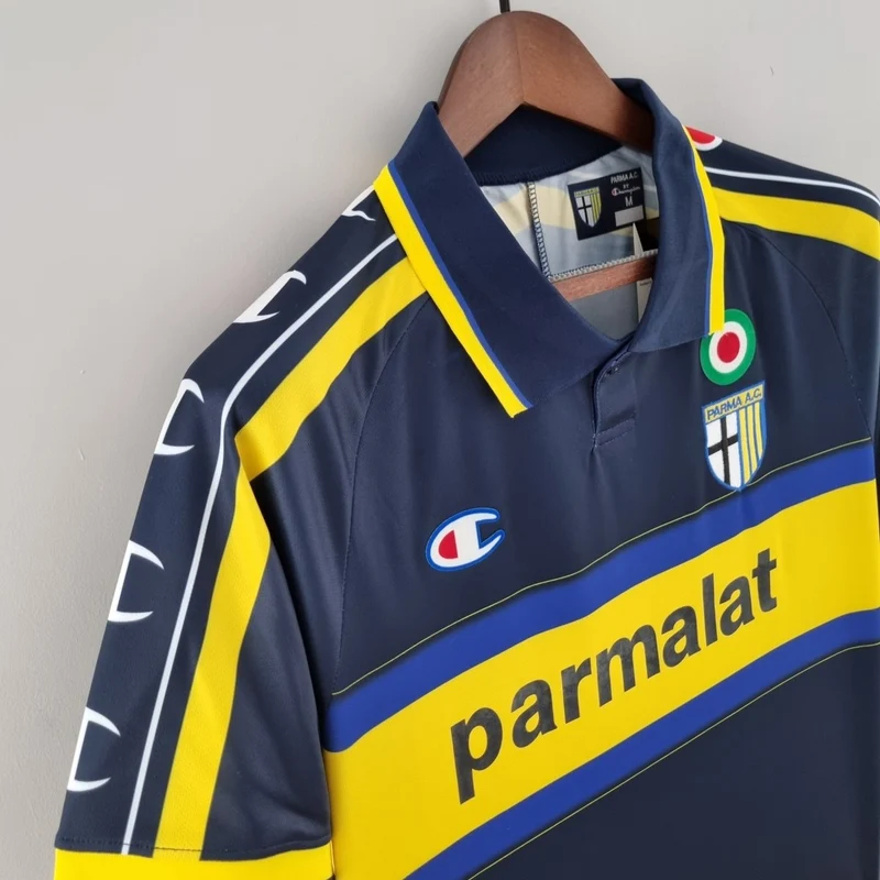 Parma Drittetrikot 1999/00 Herren Fan-Version Dunkelblau (Retro)